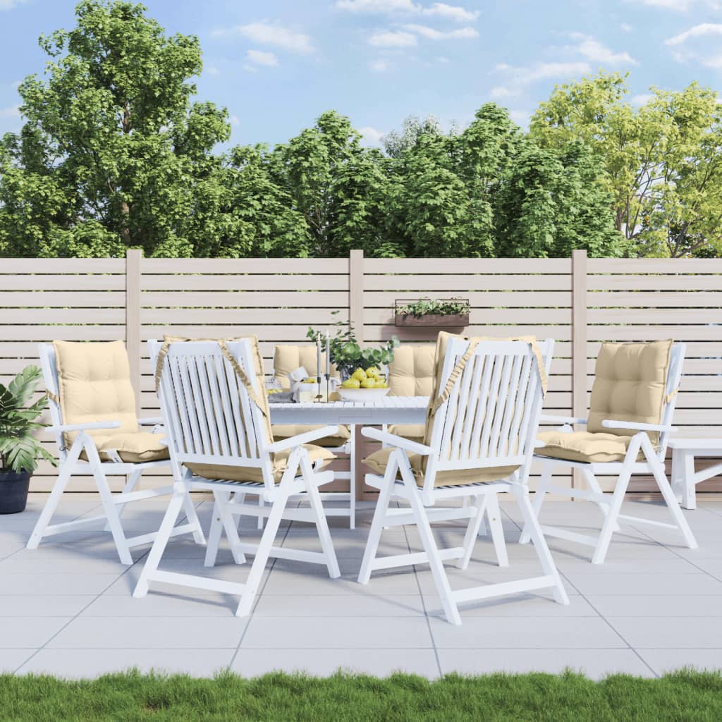vidaXL Lowback Chair Cushions Seat Pad Patio Outdoor Garden Oxford Fabric-11