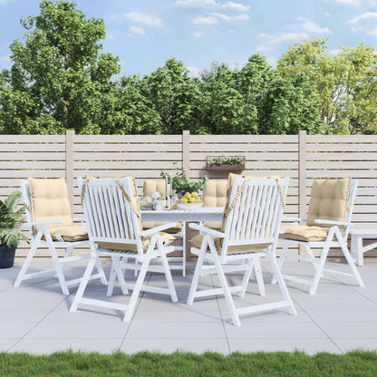 vidaXL Lowback Chair Cushions Seat Pad Patio Outdoor Garden Oxford Fabric-11