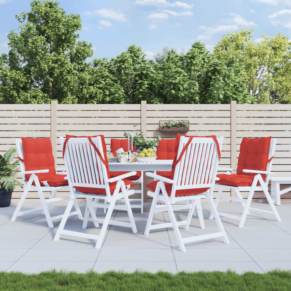 vidaXL Lowback Chair Cushions Seat Pad Patio Outdoor Garden Oxford Fabric-9