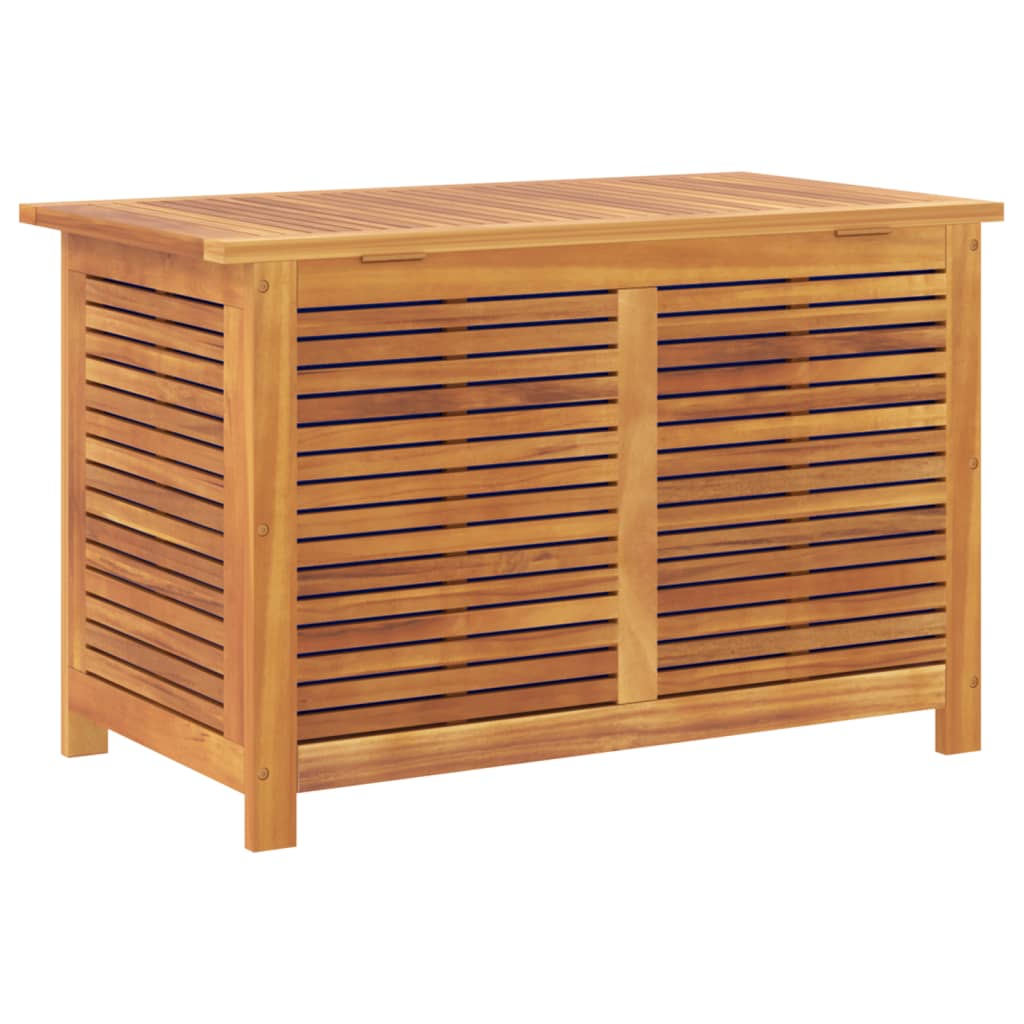 vidaXL Garden Storage Box with Louver Outdoor Furniture Solid Wood Acacia-0