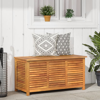 vidaXL Garden Storage Box with Louver Outdoor Furniture Solid Wood Acacia-8
