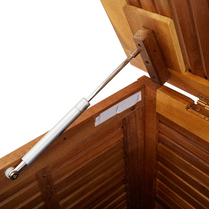 vidaXL Garden Storage Box with Louver Outdoor Furniture Solid Wood Acacia-4