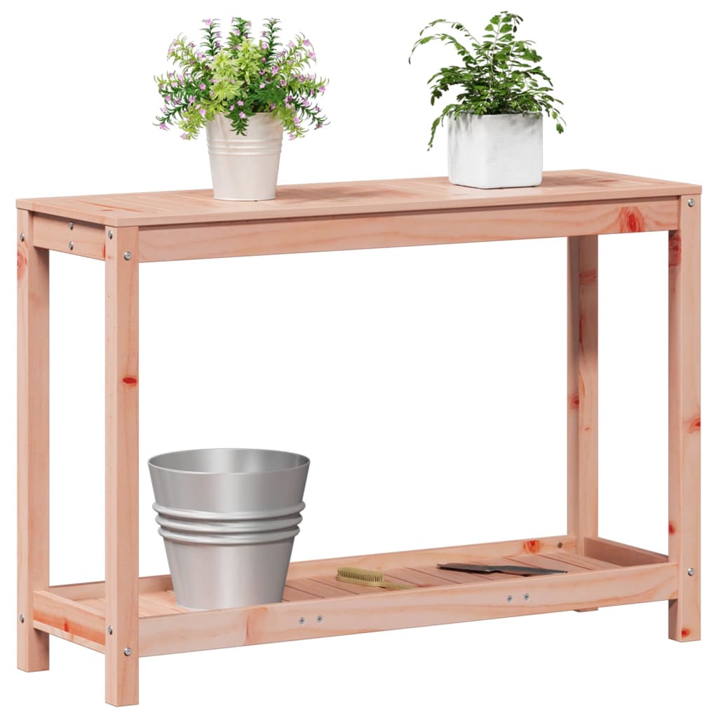 vidaXL Potting Table with Shelf Storage Workbench Outdoor Solid Wood Pine-3