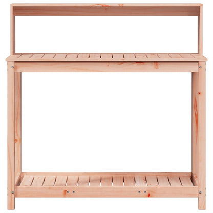 vidaXL Potting Table with Shelves 42.5"x19.7"x43.1" Solid Wood Douglas-4