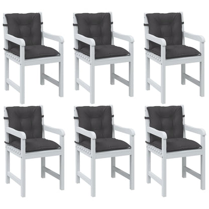 vidaXL Lowback Chair Cushions Seat Pad Outdoor Garden Patio Furniture Fabric-6