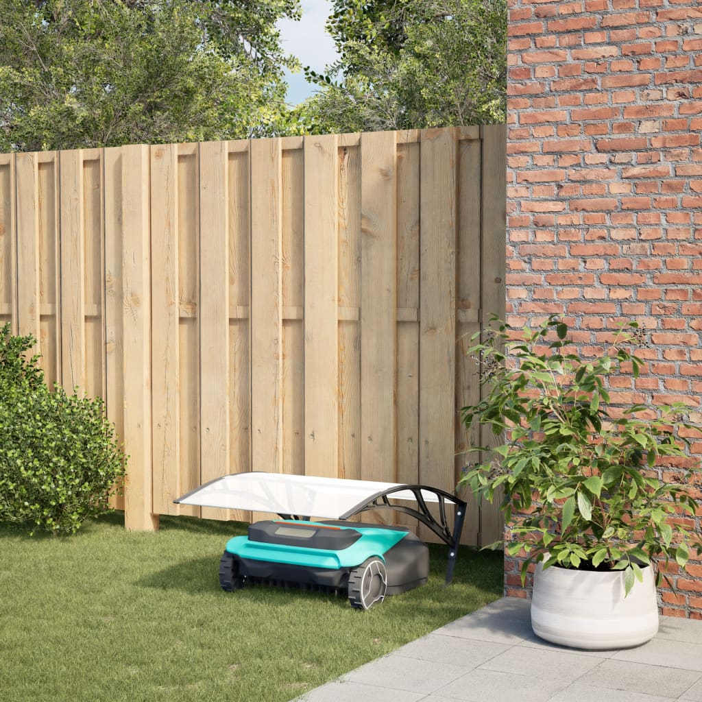 vidaXL Robot Mower Garage Black 31.5"x39.8"x18.1"-1