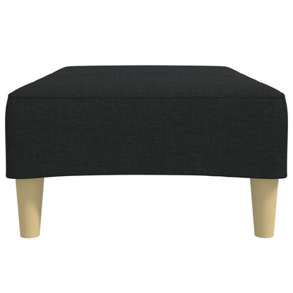 vidaXL Footstool Black 30.3"x21.7"x12.2" Fabric-4