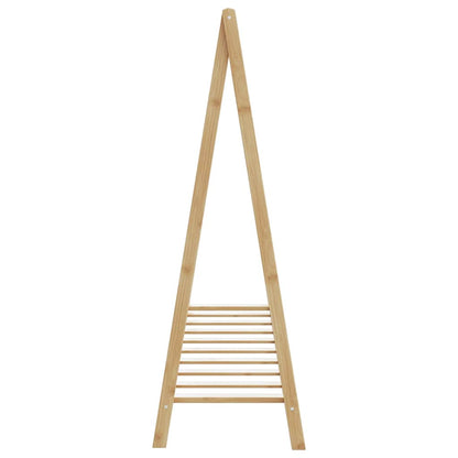 vidaXL Clothes Rack with Shelves 41.7"x13.4"x40.2" Bamboo-4