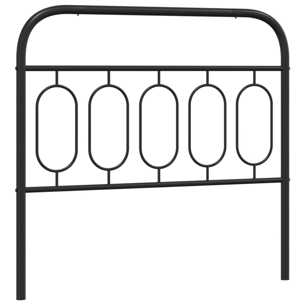 vidaXL Metal Headboard Bed Header with Back Support Home Bedroom Furniture-1