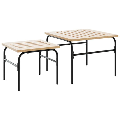 vidaXL Patio Chairs with Cushions Seating Outdoor Garden Furniture Black Steel-3