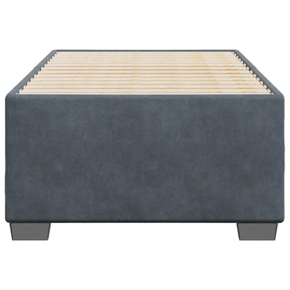 vidaXL Bed Frame without Mattress Upholstered Platform Base Bedroom Velvet-3