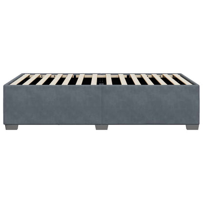 vidaXL Bed Frame without Mattress Upholstered Platform Base Bedroom Velvet-4