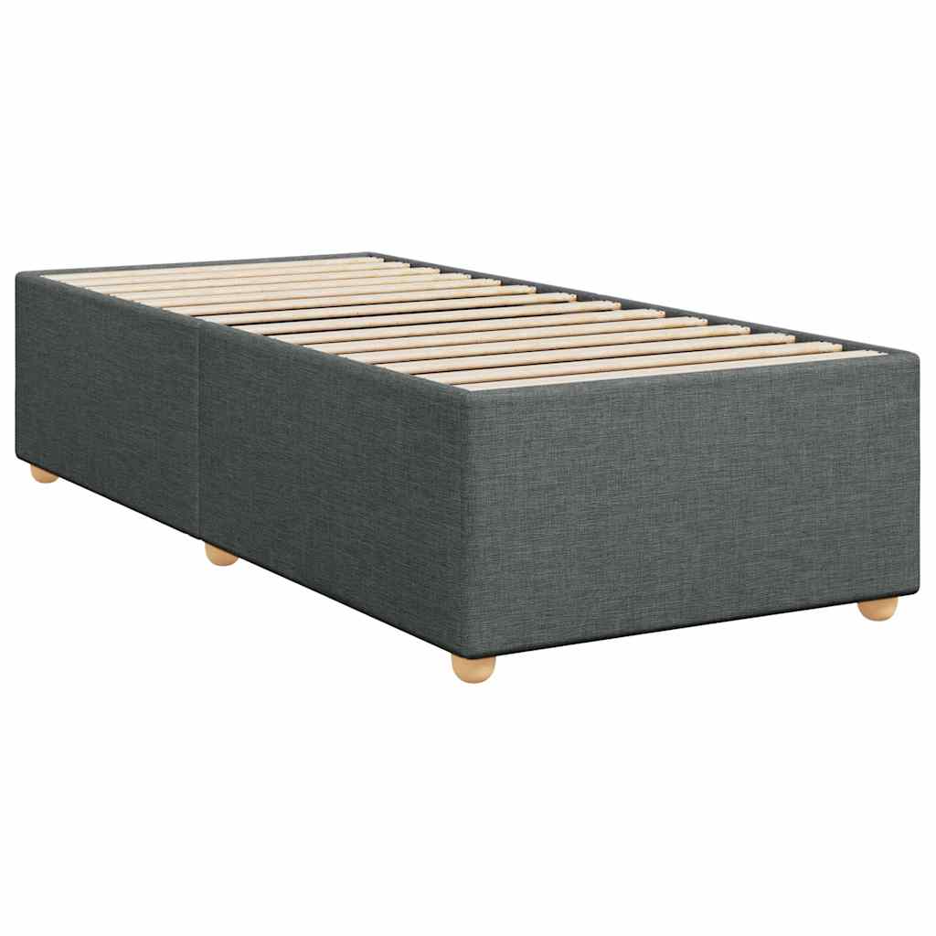 vidaXL Bed Frame without Mattress Upholstered Platform Base Bedroom Fabric-4