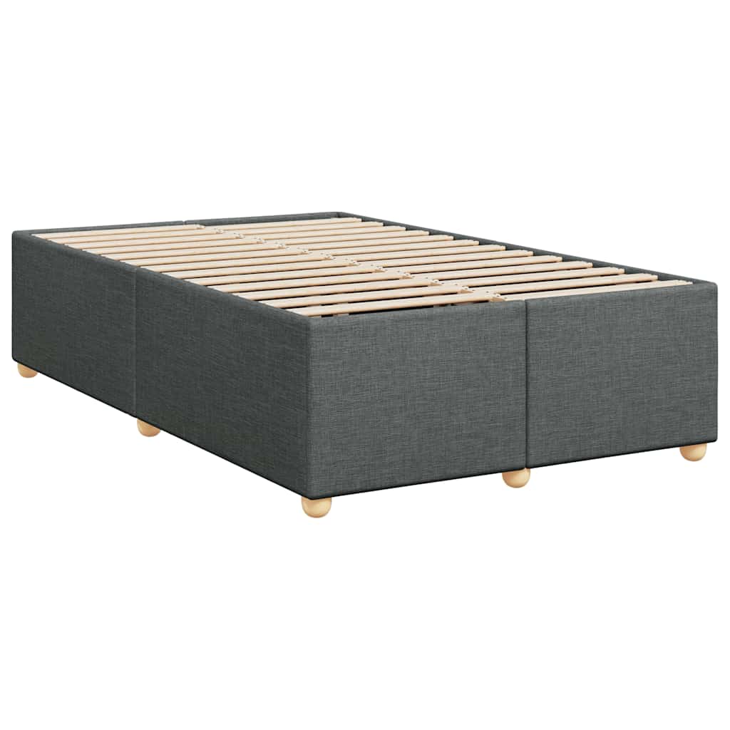 vidaXL Bed Frame without Mattress Upholstered Platform Base Bedroom Fabric-1
