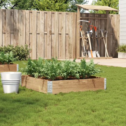 vidaXL Garden Planter Foldable Flower Box Pot Outdoor Patio Solid Wood Pine-7