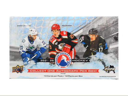 2024-25 Upper Deck AHL Hockey Hobby Box