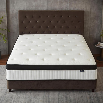12 Inch Hybrid Mattress Soft Breathable Medium Firm Feel-2