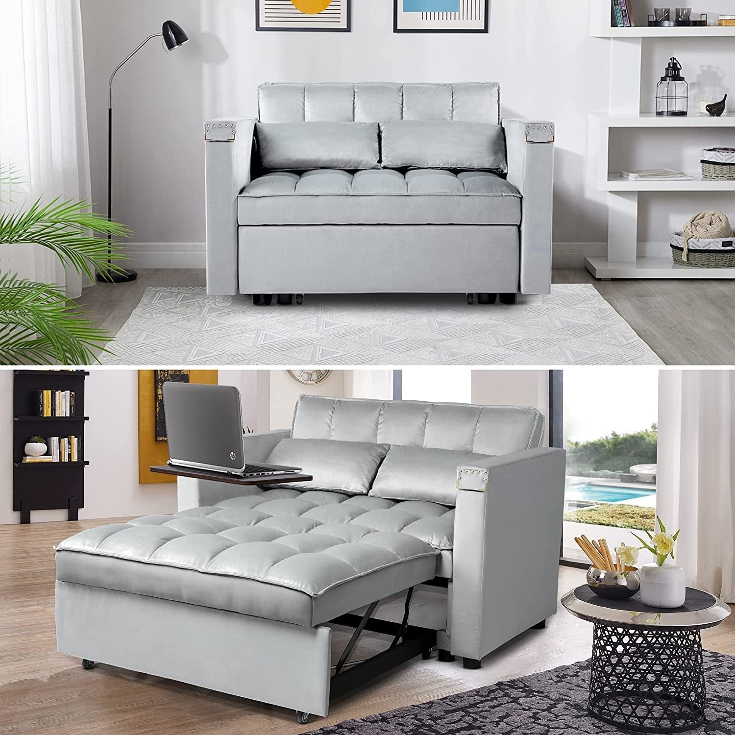 Multi-Functional Sofa Bed with Hidden Table-3