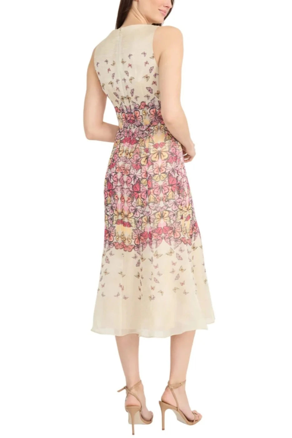 Maggy London Butterfly Organza Day Dress