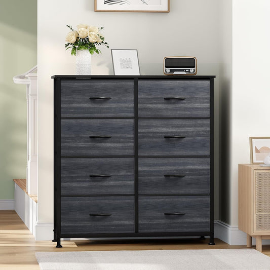 8 Drawer Fabric Storage Tower Organizer for Home-0