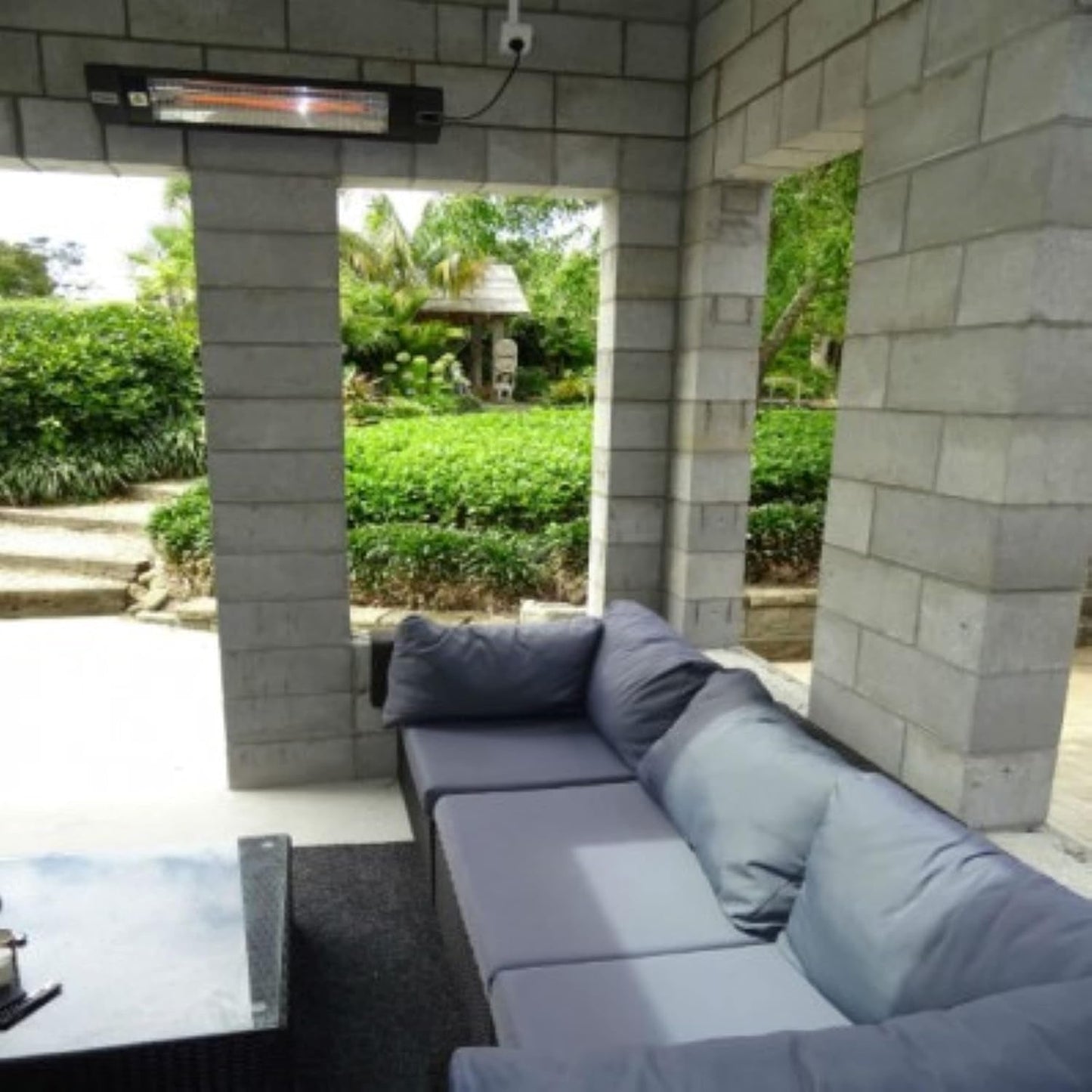 Dr Infrared Heater DR-238 Carbon Infrared Outdoor Heater for Restaurant, Patio, Backyard, Garage, and Decks, Standard, Black-0