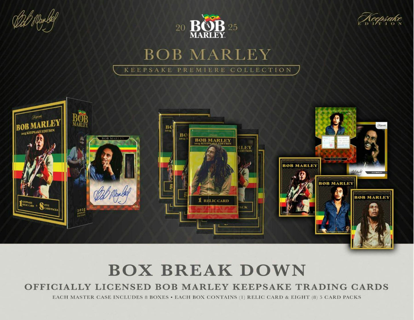 2025 Keepsake Bob Marley Collection Hobby Box | Columbia Sports Cards