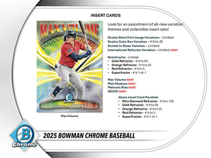 2025 Bowman Chrome Baseball Breakers Delight Box | Columbia Sports Cards