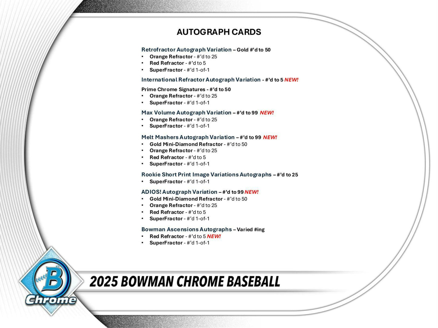 2025 Bowman Chrome Baseball Breakers Delight Box | Columbia Sports Cards