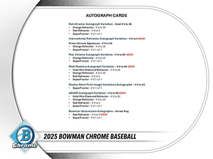 2025 Bowman Chrome Baseball Breakers Delight Box | Columbia Sports Cards