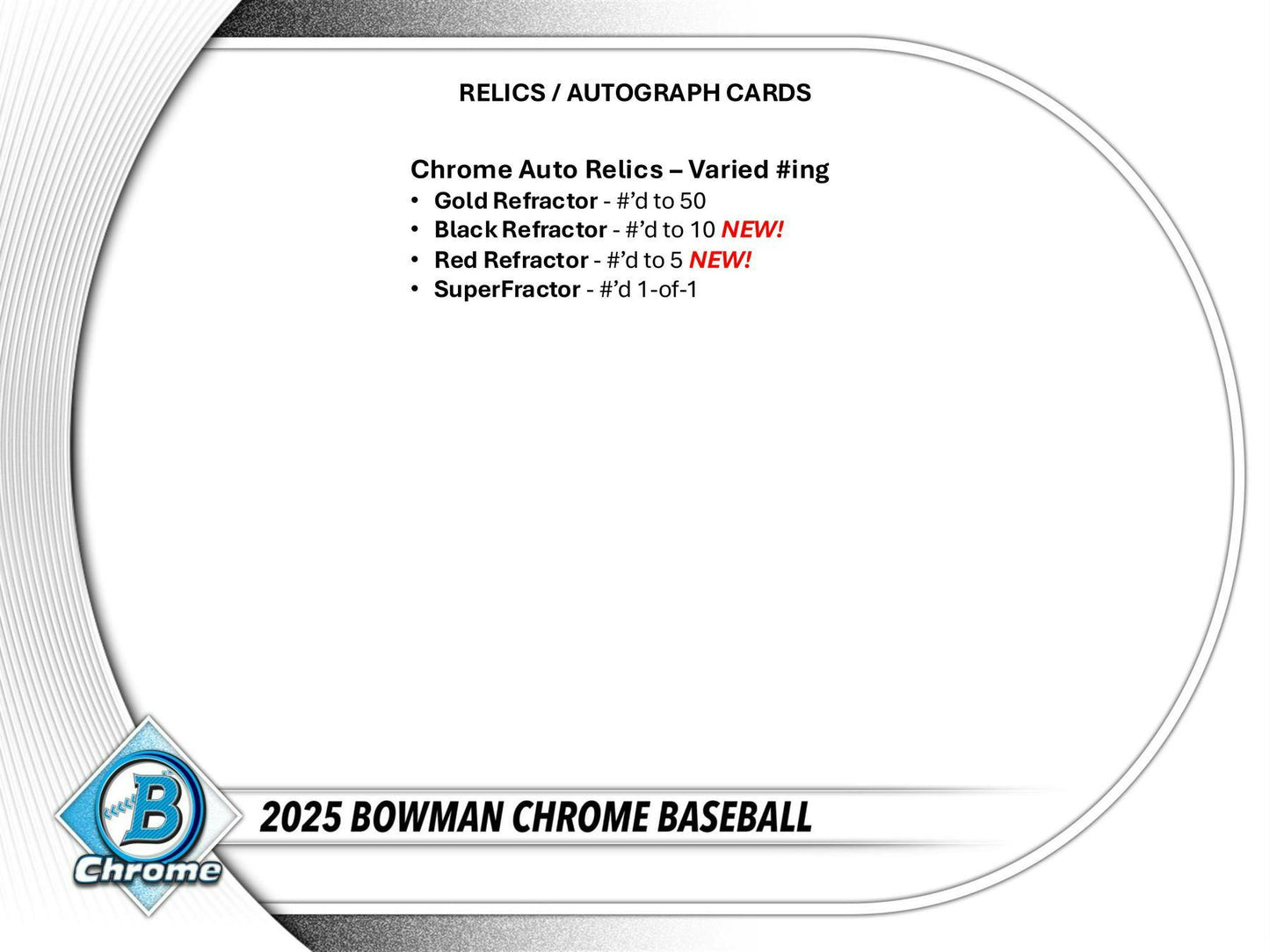 2025 Bowman Chrome Baseball Breakers Delight Box | Columbia Sports Cards