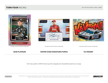 2025 Panini Turn Four Racing Hobby Box | Columbia Sports Cards