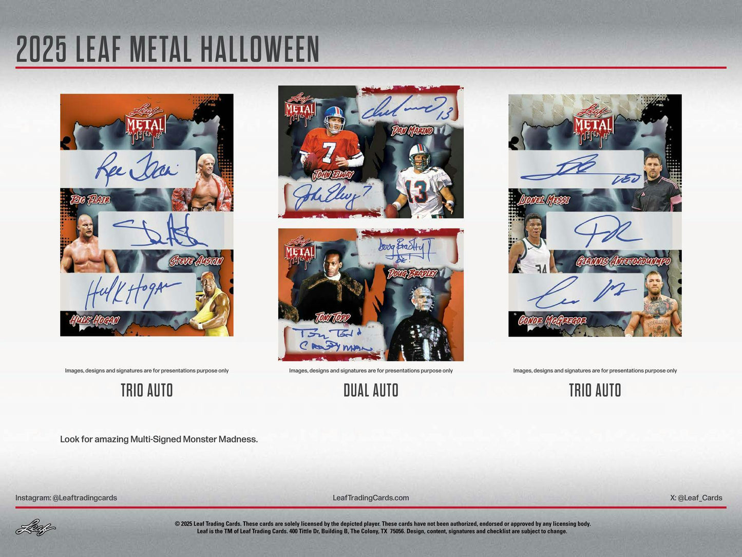 2025 Leaf Metal Halloween Hobby Box | Columbia Sports Cards