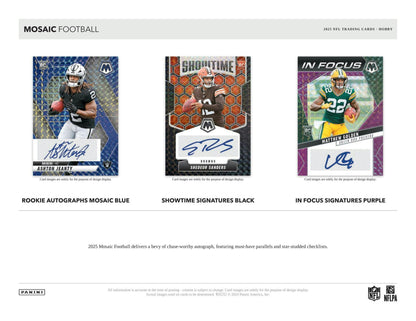 2025 Panini Mosaic Football Hobby Box | Columbia Sports Cards