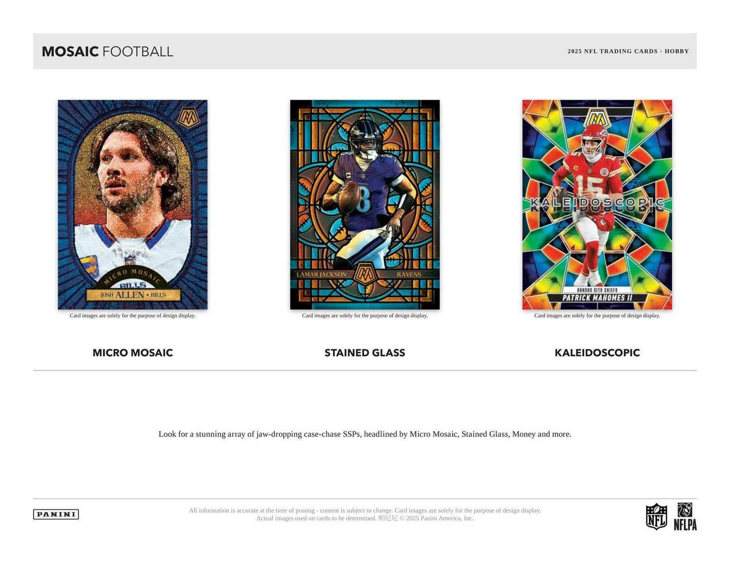 2025 Panini Mosaic Football Hobby Box | Columbia Sports Cards