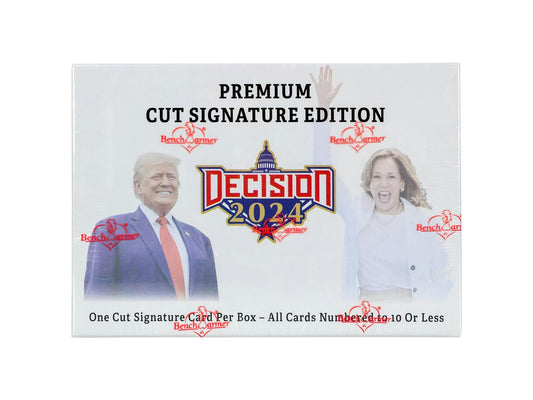 2025 Leaf Decision Cut Signature Hobby Box

Leaf Decision Cut Signature Autograph Card

Leaf Decision Donald Trump Cut Signature

Leaf Decision Arnold Schwarzenegger Cut Signature

Leaf Decision Color Parallel 1 of 1