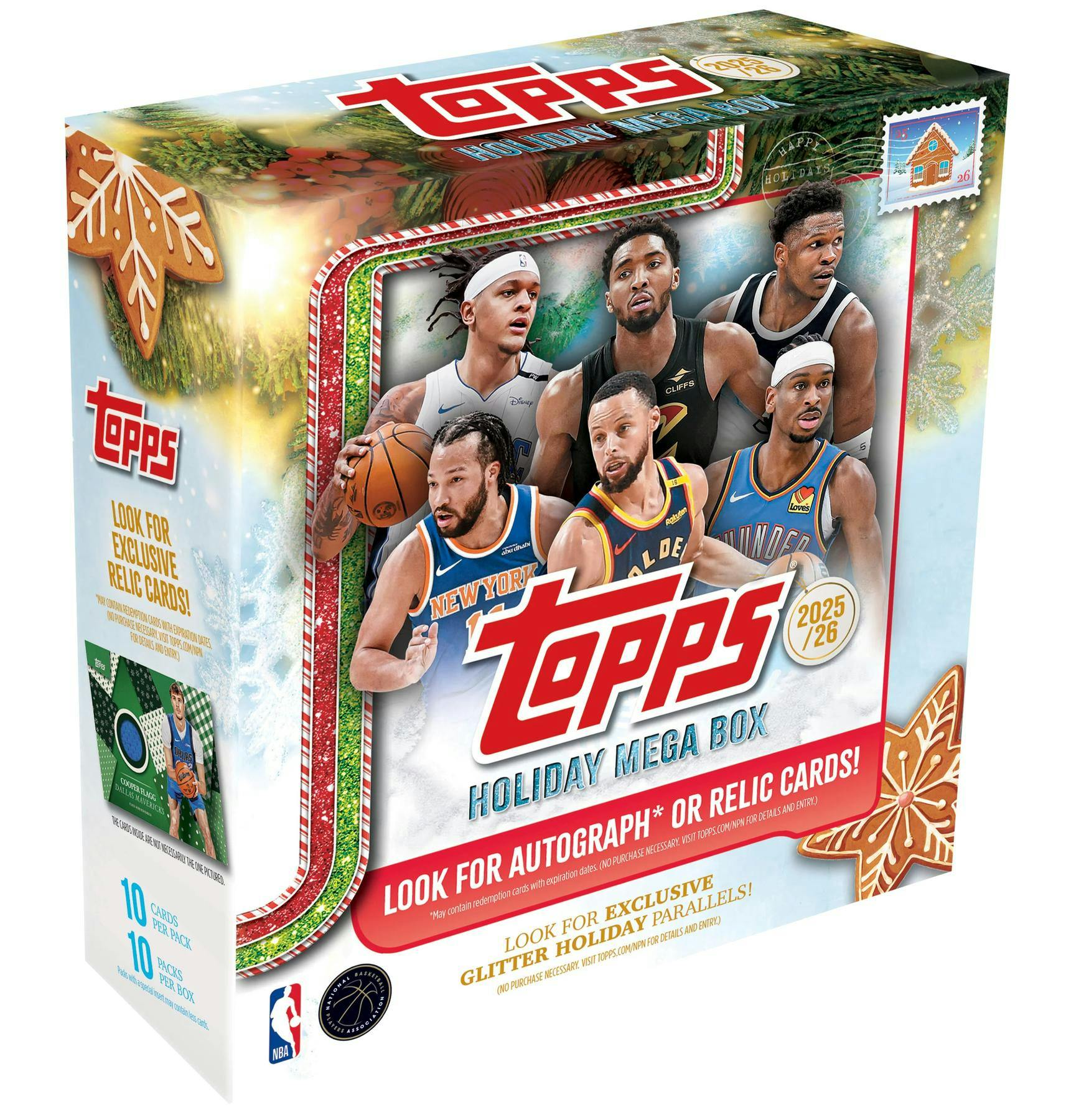 2025/26 Topps Holiday Basketball Mega Box

Topps Holiday Basketball Ornament Card

Hidden Elf and Glitter Holiday Parallels