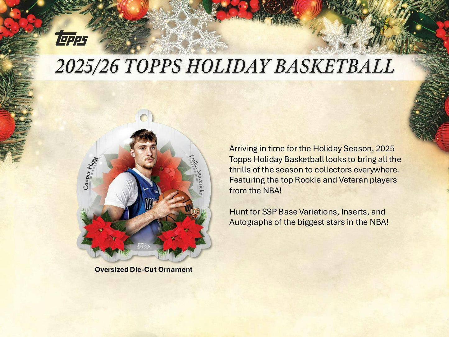 2025-26 Topps Holiday Basketball Mega Box | Columbia Sports Cards