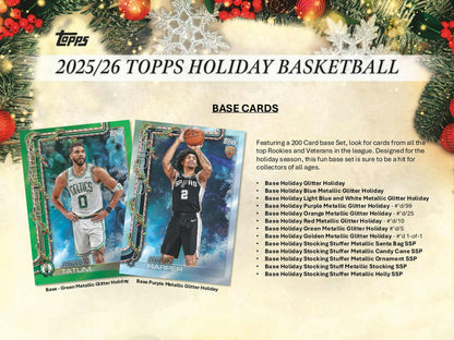 2025-26 Topps Holiday Basketball Mega Box | Columbia Sports Cards