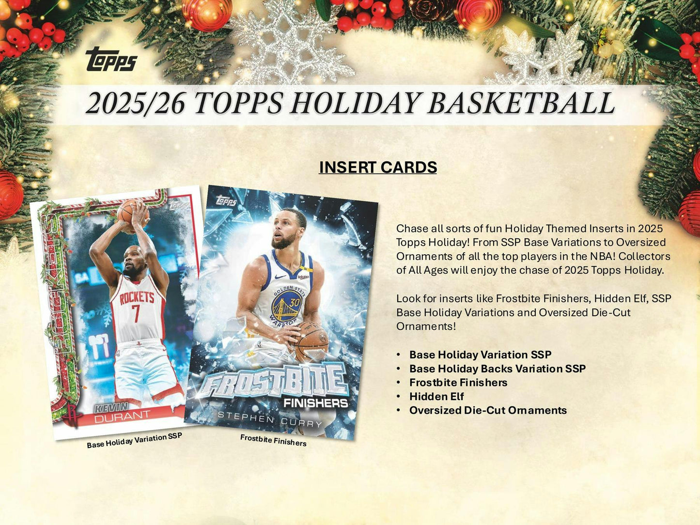 2025-26 Topps Holiday Basketball Mega Box | Columbia Sports Cards