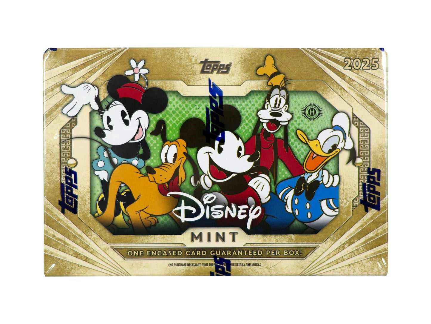 2025 Topps Disney Mint Hobby Box

Topps Disney Mint Chrome Encased Card

Topps Mint Disney Scrooge Comic Cuts