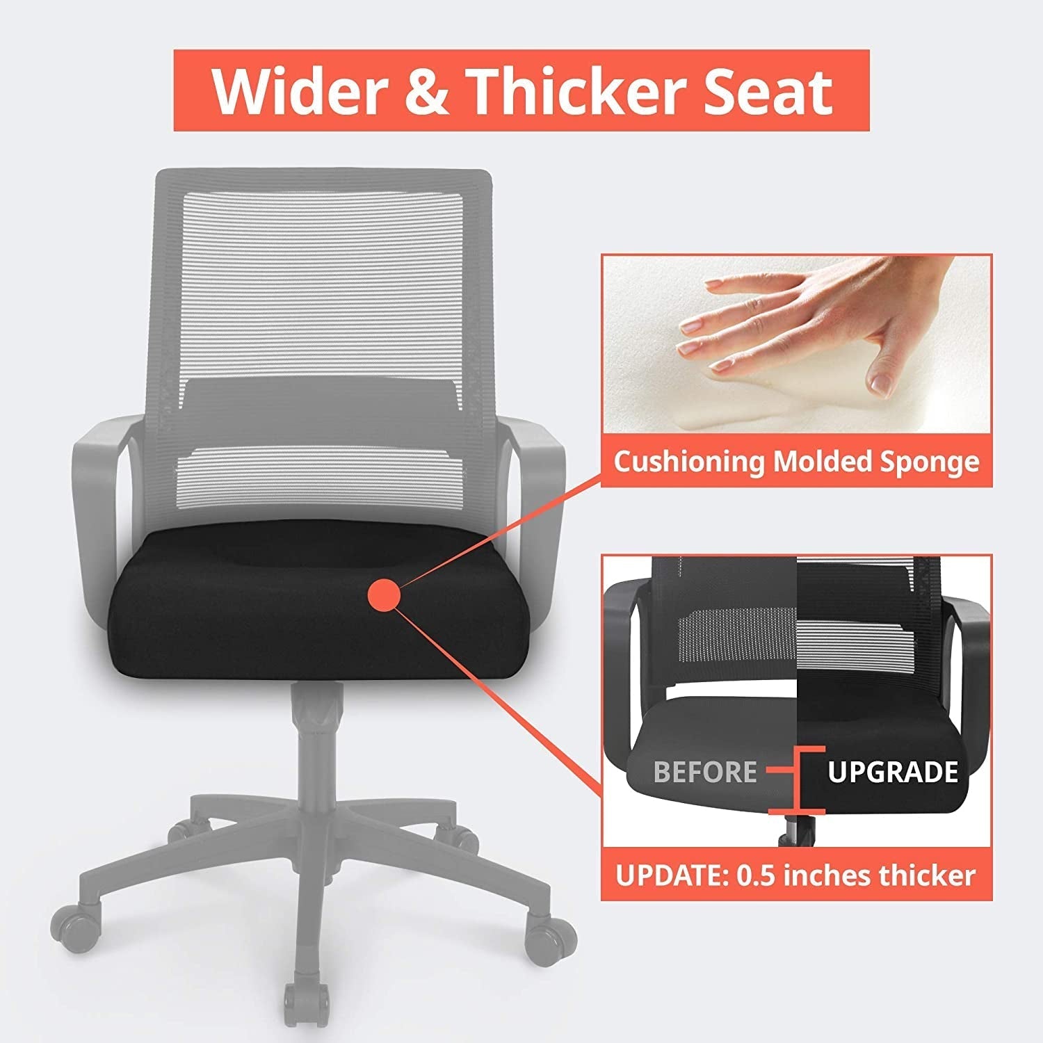 Ergonomic Mesh Office Chair with Lumbar Support-2