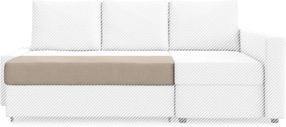 Snug Fit Friheten Slipcover for the IKEA Friheten with Chaise Corner Cover, Sofa Bed Cover, Sectional Slipcover Replacement (Light Khaki)-4