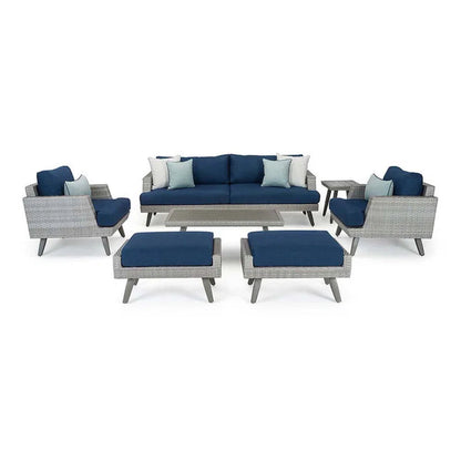 Outdoor Patio Conversation Set With Cushions For Backyard-2