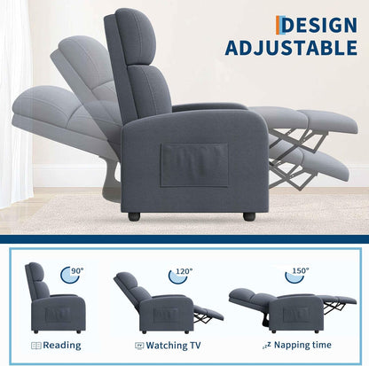 Ergonomic Adjustable Recliner Chair With Tall Back-2