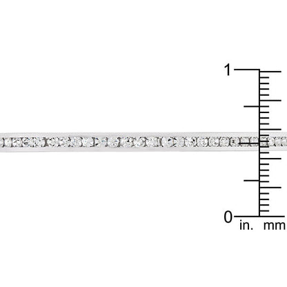 Channel-Set Clear Crystal Cuff-1