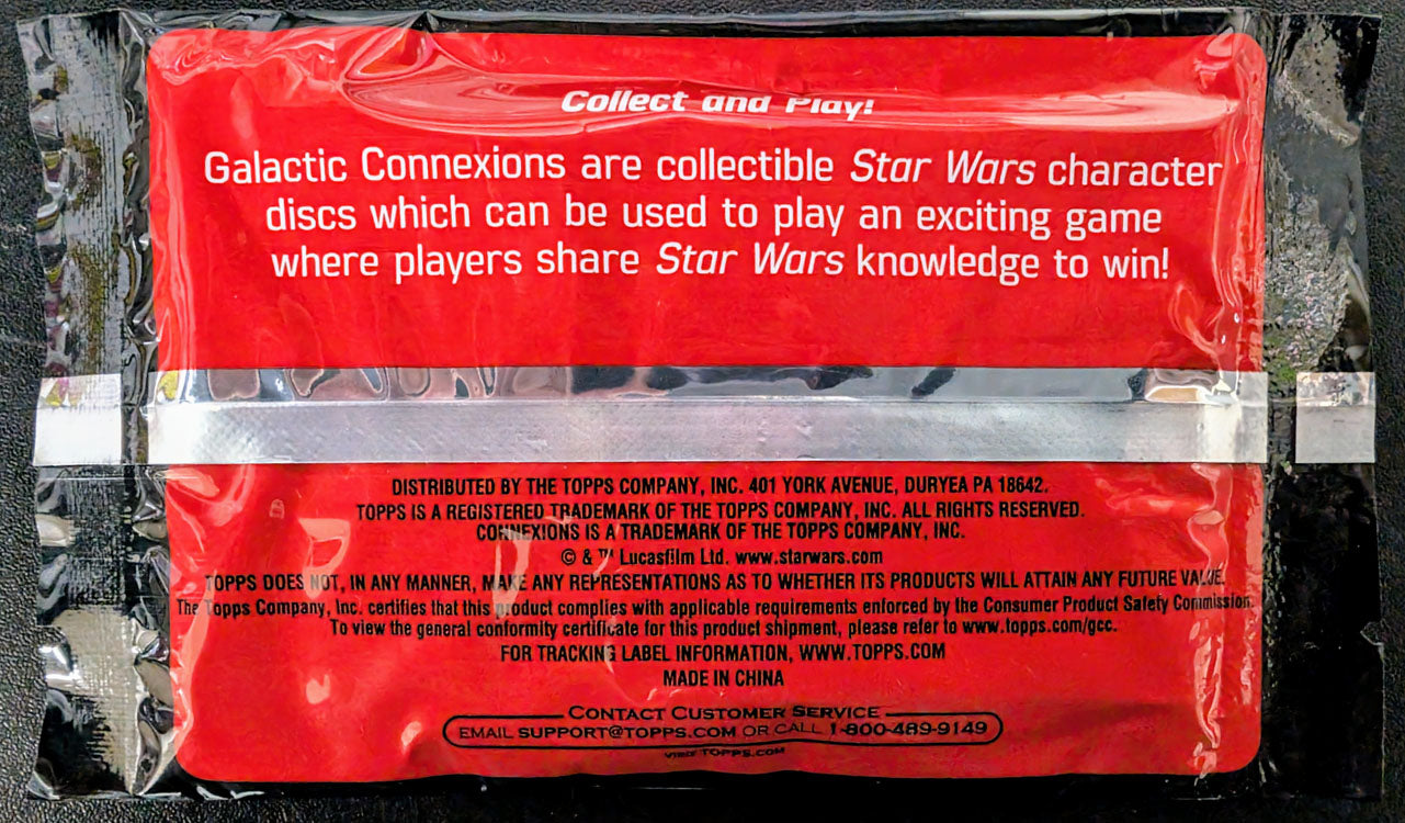 2015 Topps Star Wars Galactic Connexions Trading Discs Pack