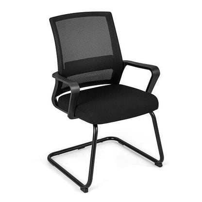 Office Guest Chair with Lumbar Support for Waiting Room-2 Pieces
