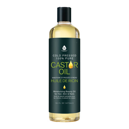 100% Pure Cold Pressed Castor Oil 16 Oz