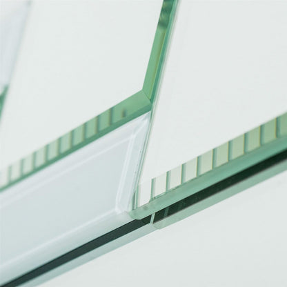 Modern 31.5 x 23.6 inch Rectangle Bathroom Mirror with Unique Border-1