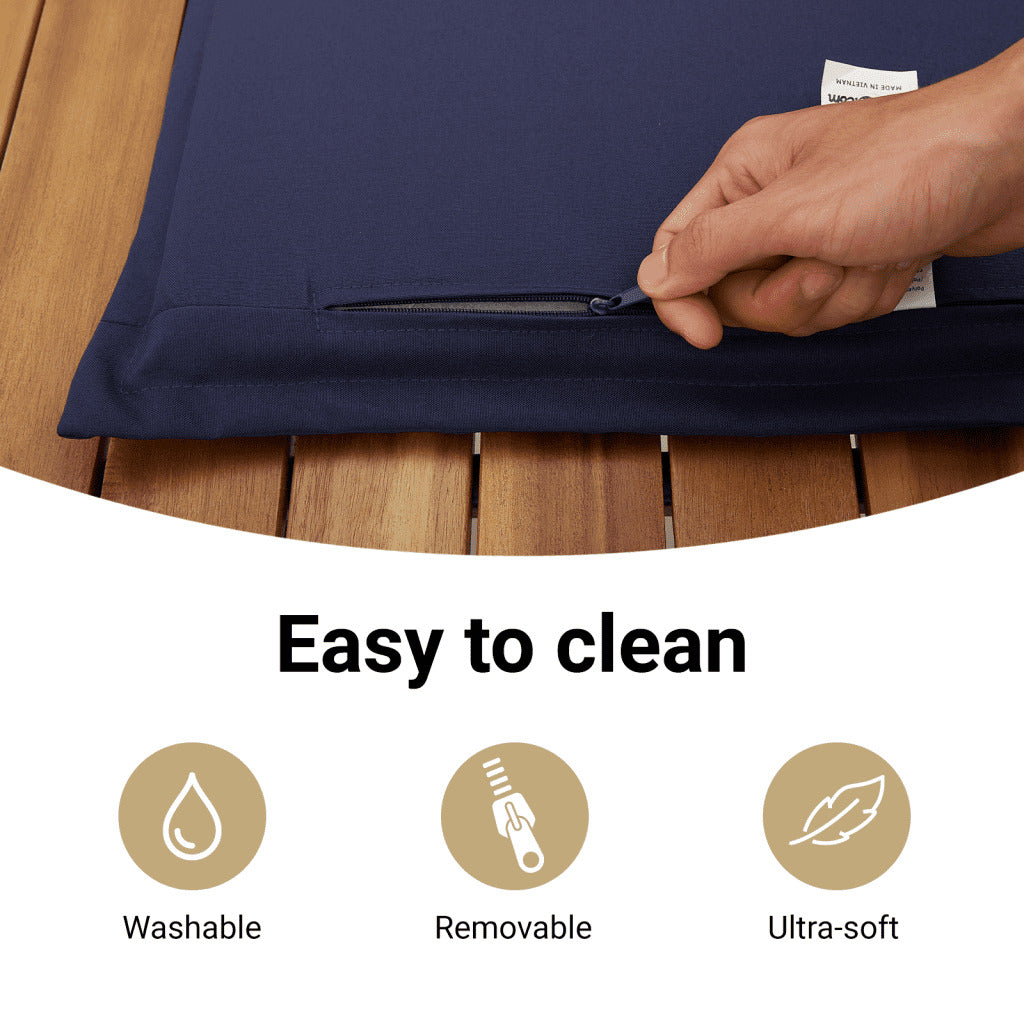 vidaXL 3 Piece Patio Dining Set with Cushions Gray Poly Rattan-1